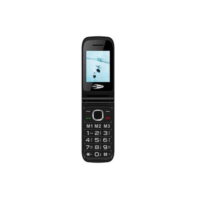 Teléfono Plegable Introtech KXSP-4G-GREY+BLACK Gris con negro