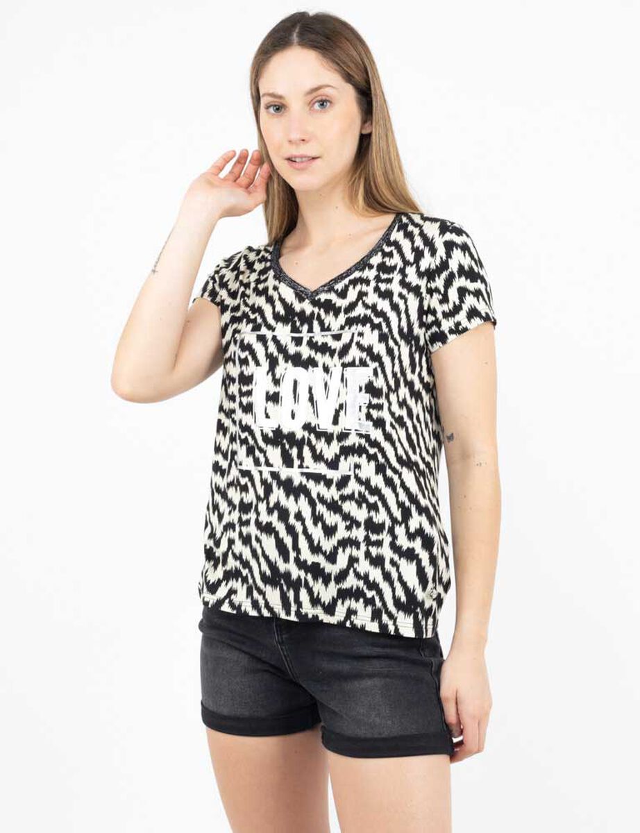 Polera Manga Corta Mujer Zibel