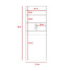 Combo Espejo + Mueble Lavamanos + Mueble Auxiliar  + Optimizador Baño TuHome Bath 300
