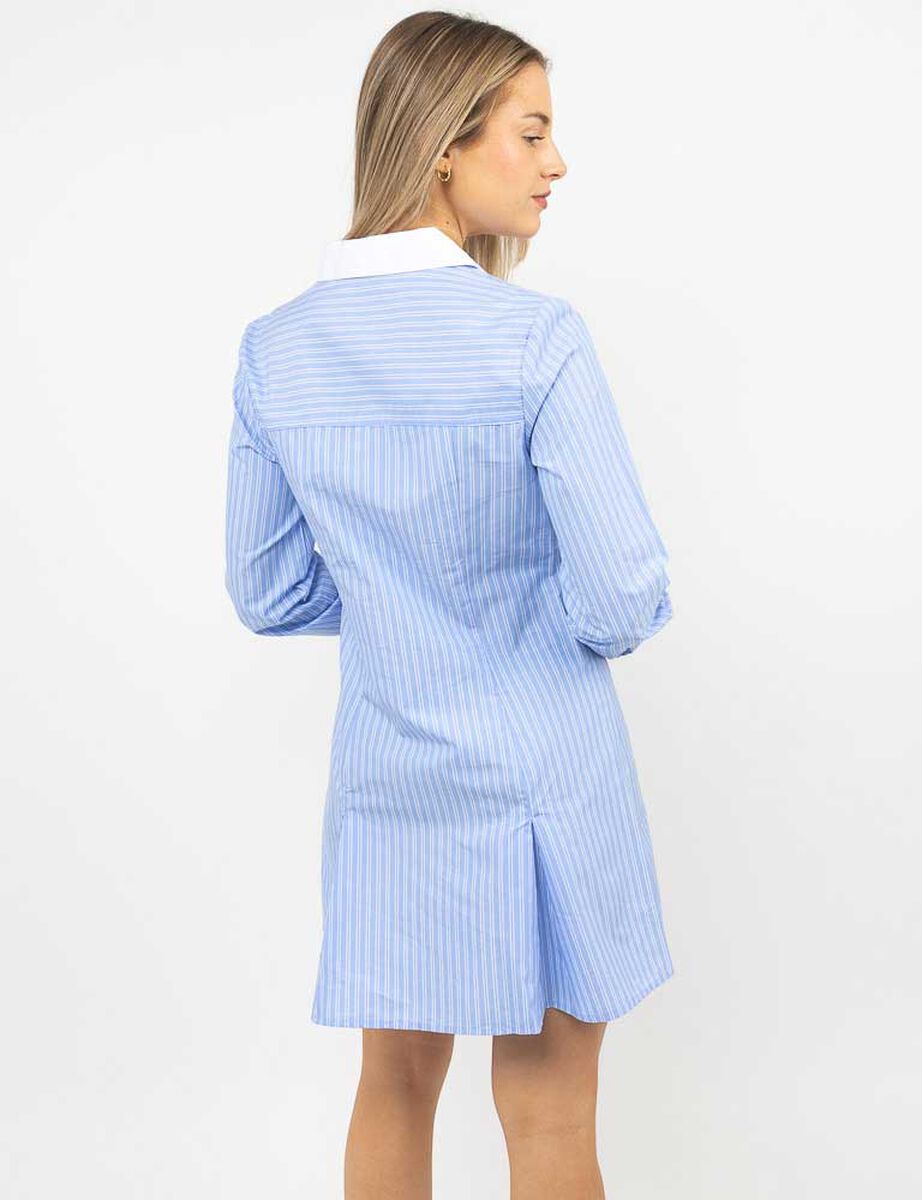 Vestido Corto Manga Larga Mujer Icono
