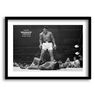 Cuadro Decorativo Retela Muhammad Ali 50 x 35 cm