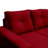 Sofá Seccional Muebles MPR Azalea 3 Burdeo