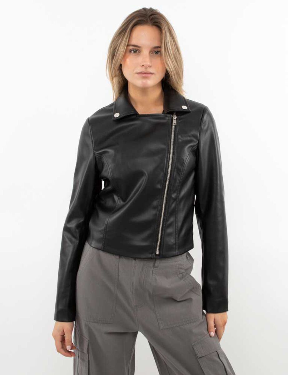 Chaqueta Ecocuero Mujer Icono