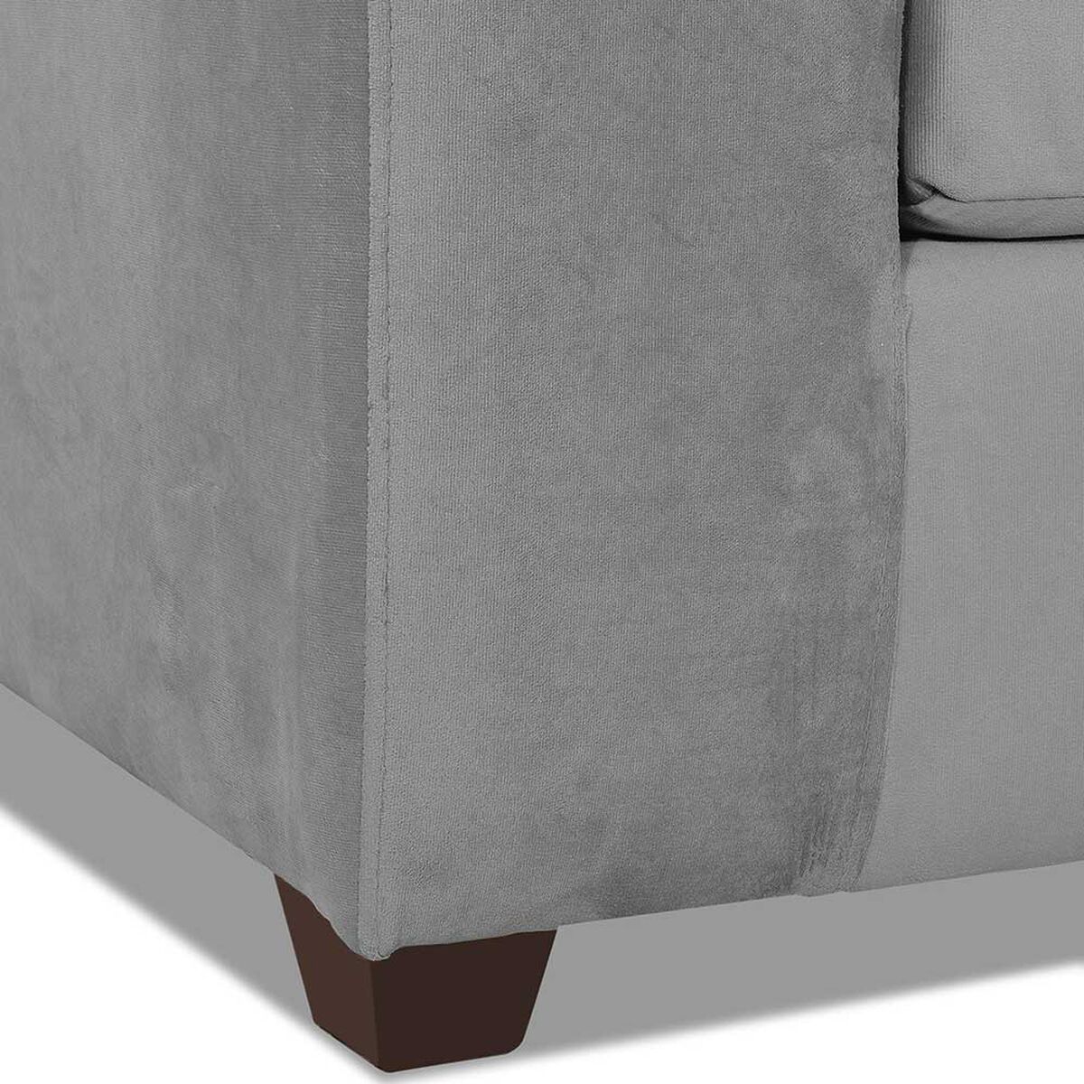 Juego de Living Innovamuebles Kahlo Sofá 3 Cuerpos + Dos Butacas 1 Cuerpo Gris