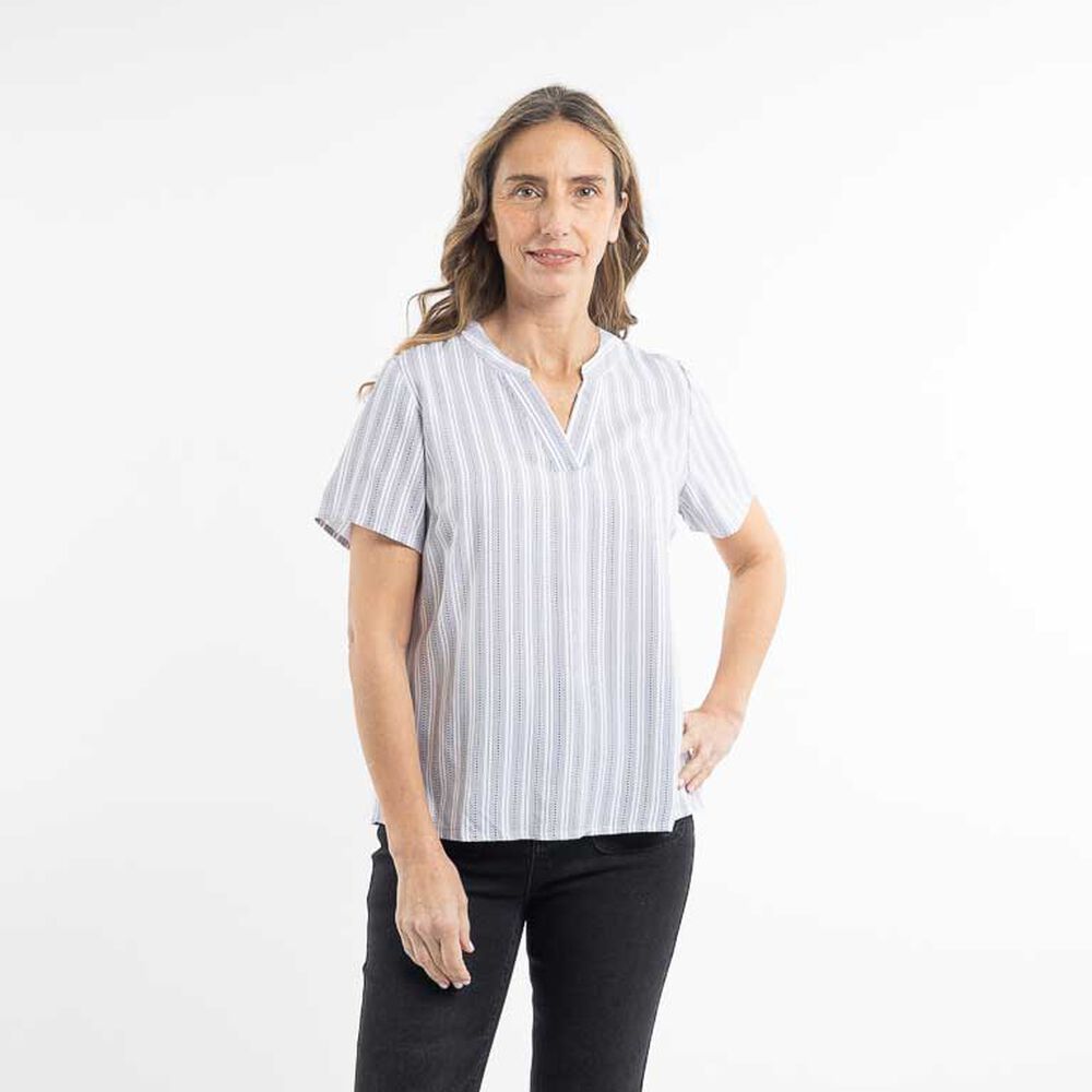 Blusa Manga Corta Mujer Portman Club
