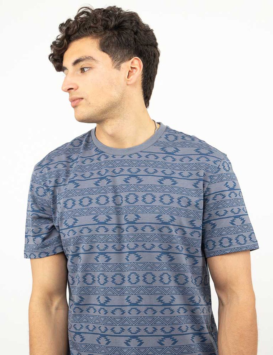 Polera Estampada Manga Corta Hombre Cutback