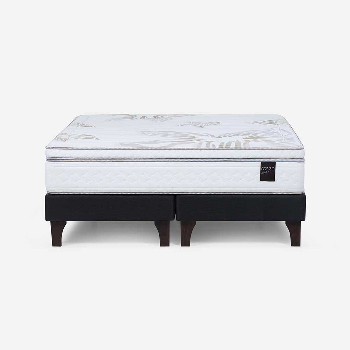 Cama Europea Rosen Base Dividida 2 Plazas Art 4