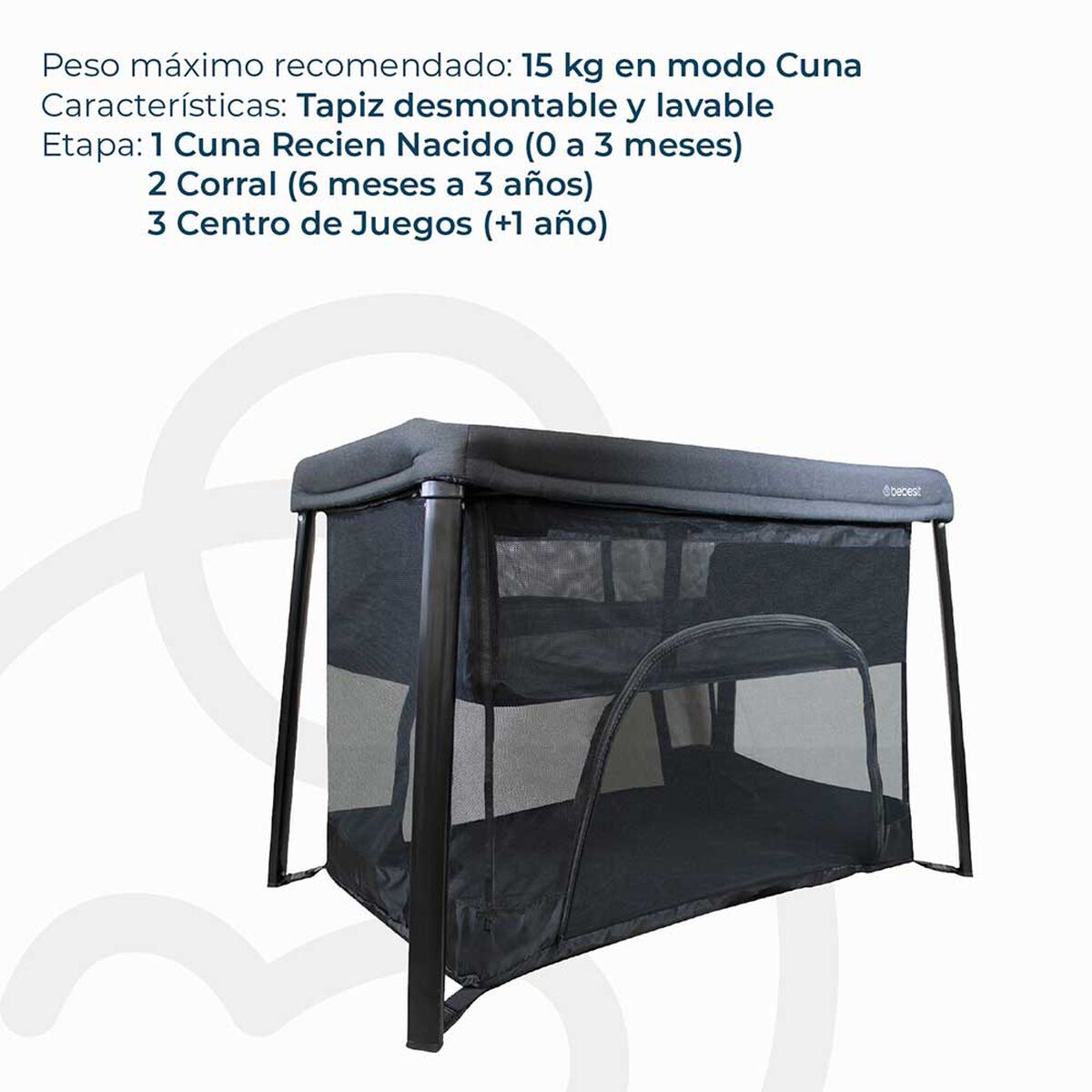 Cuna 3 en 1 Bebesit