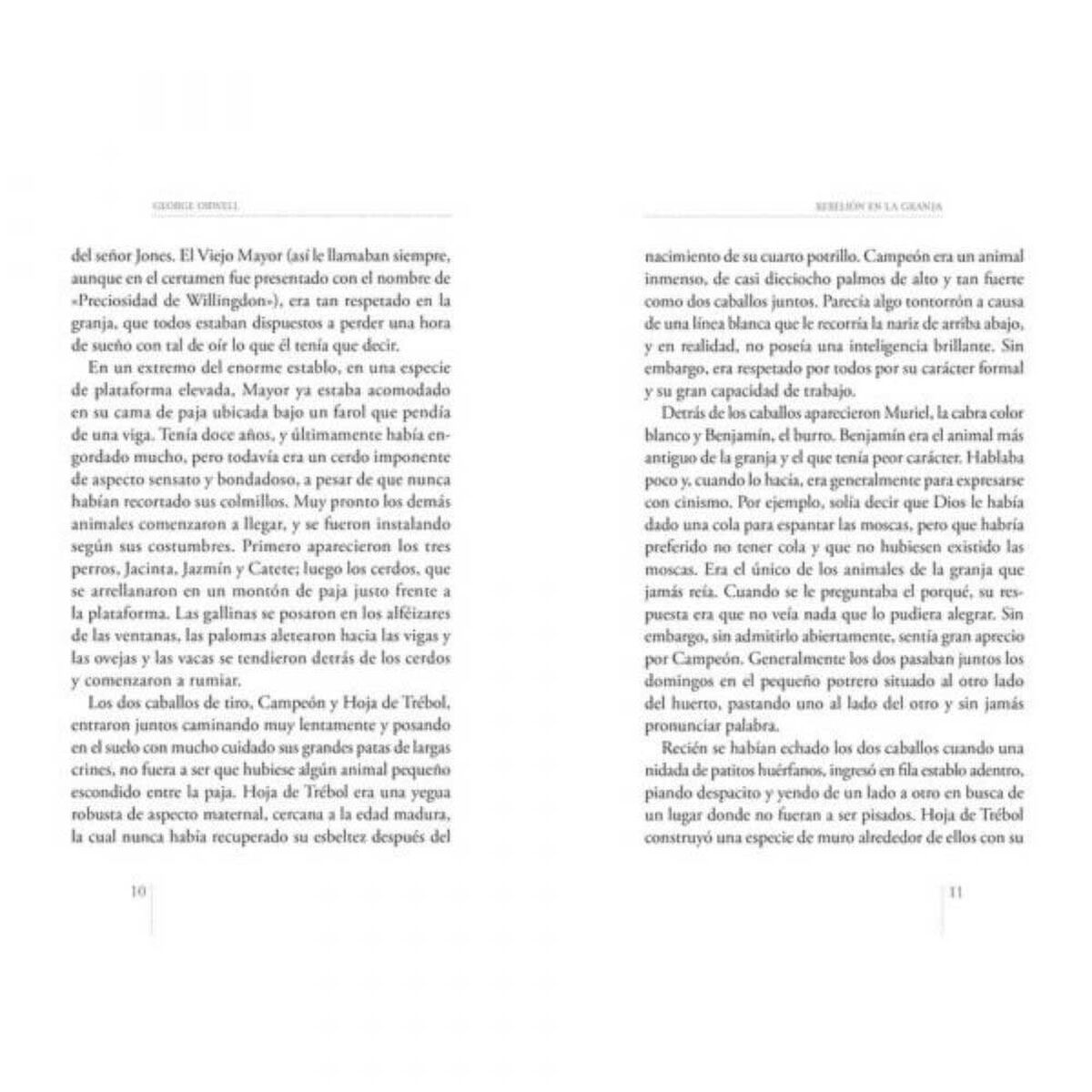 Libro Rebelión en La Granja George Orwell Editorial Zig-Zag
