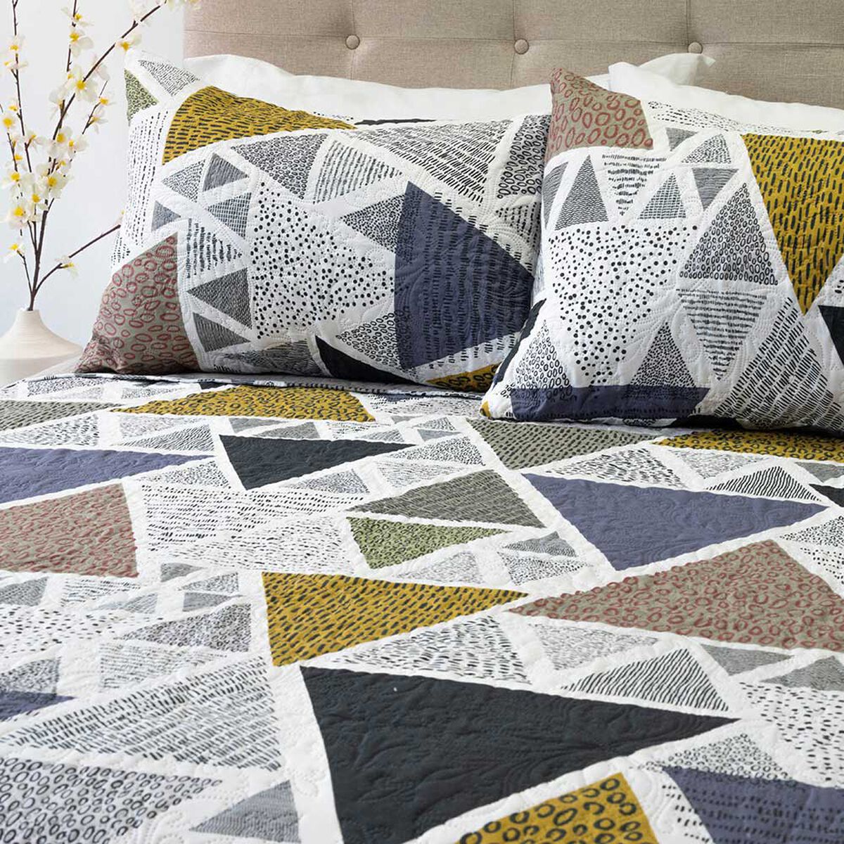 Quilt Doral King Hotpress Origins D7 Estampado