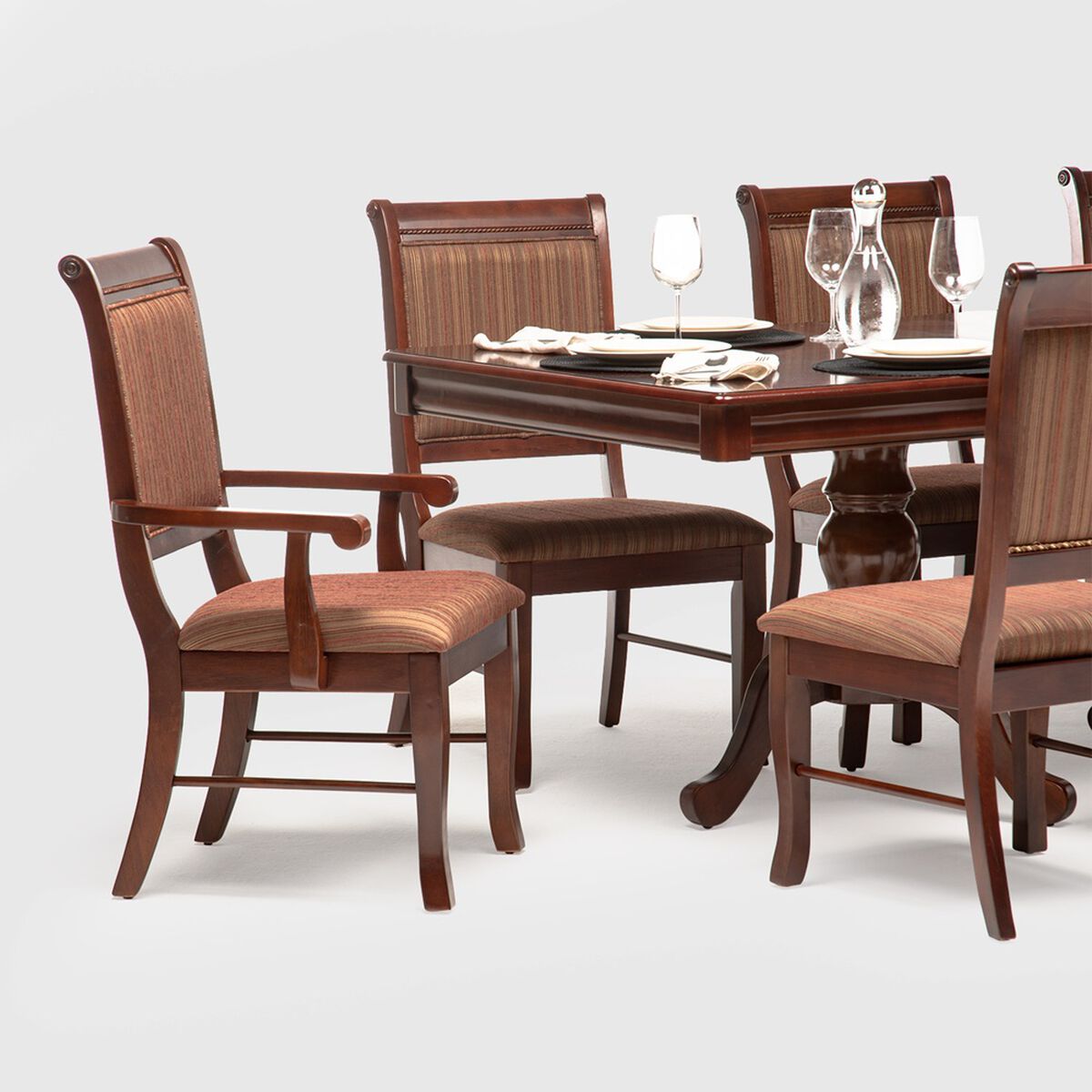 Juego de Comedor Daniels COM-D1888 6 Sillas Café