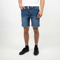 Bermuda Hombre Icono Azul-Medio