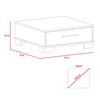 Combo Bar Alto + Mesa Centro TuHome Marsella Gales Duna