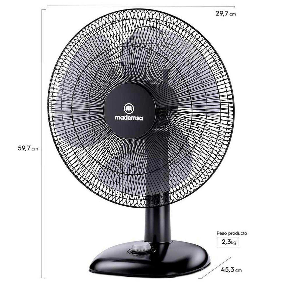 Ventilador de Mesa Mademsa DFM16