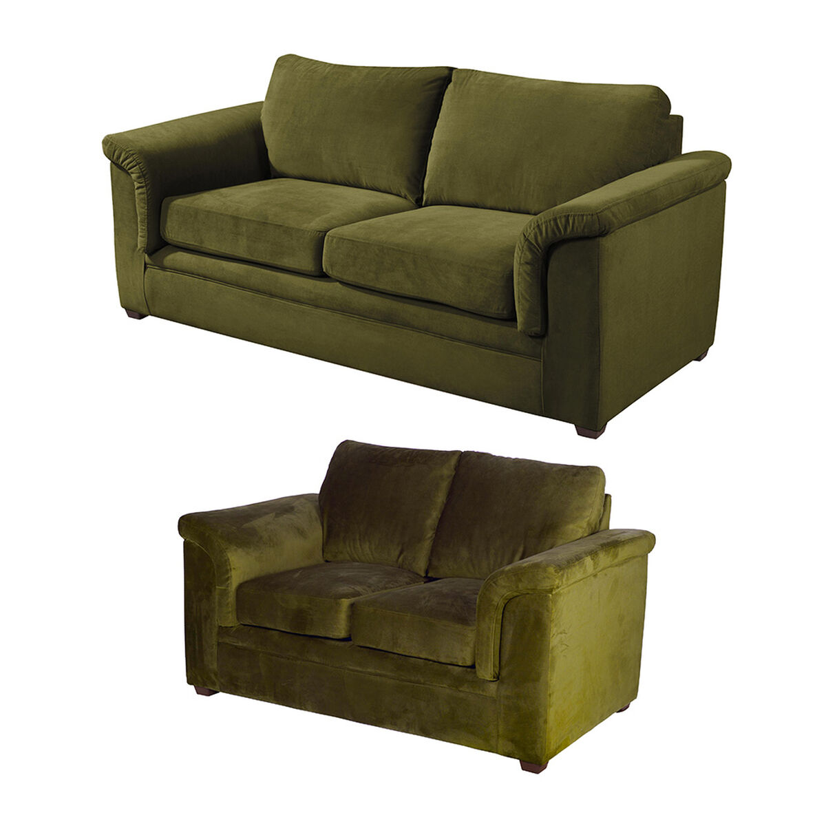 Juego de Living Latam Home Ancona 3 Cuerpos + Sofá 2 Cuerpos