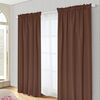 Combo Cortinas Doral Tabatha 220 x 140 cm Café