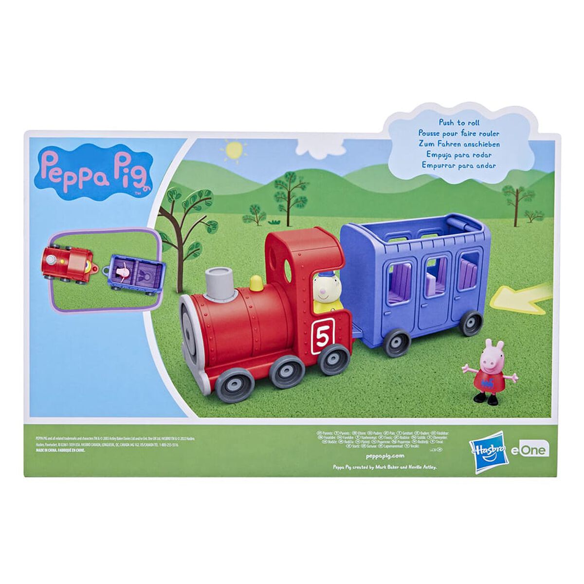 Vehículo Peppa Pig el Tren de la Señorita Liebre Peppa Pig