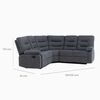 Seccional Daniels 8038GR 5 Cuerpos Gris