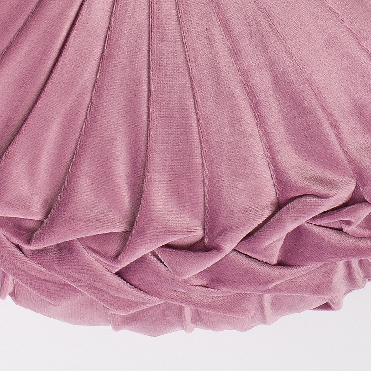 Cojín Velvet Redondo Rosa Diametro 40 cm