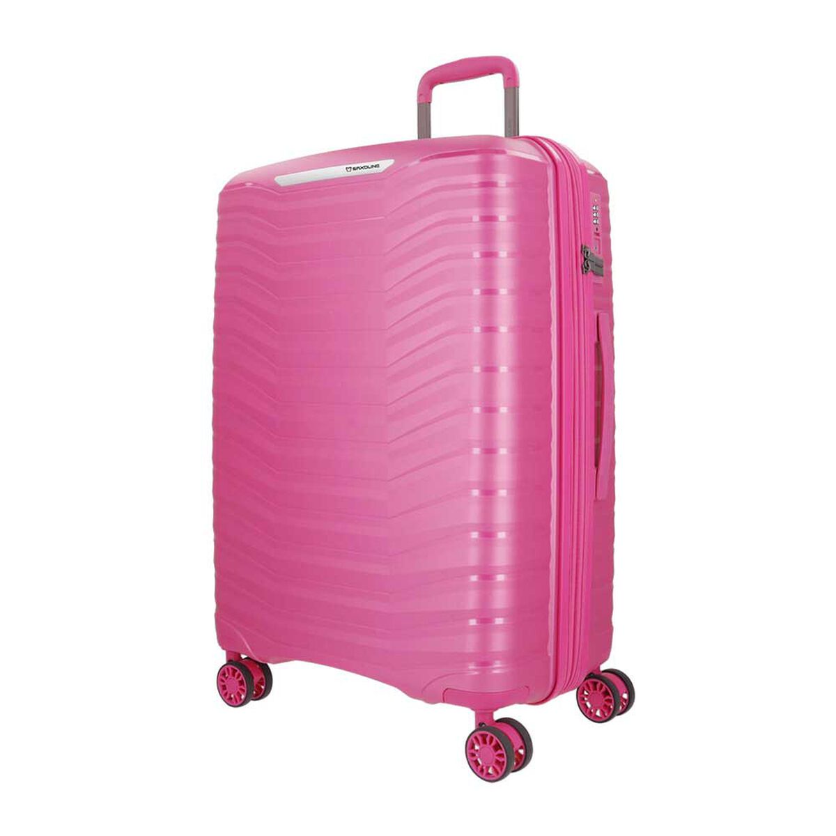 Maleta Saxoline Titanium Rosado 106 lt L