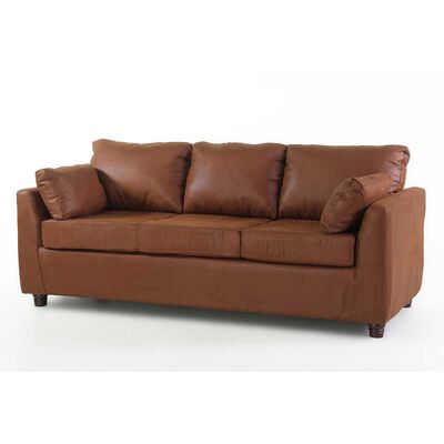 Imagen 2 del producto Sofá Kea Texas 3 Cuerpos PU Café