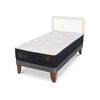 Cama Europea CIC 1,5 Plazas Premium + Respaldo Danubio