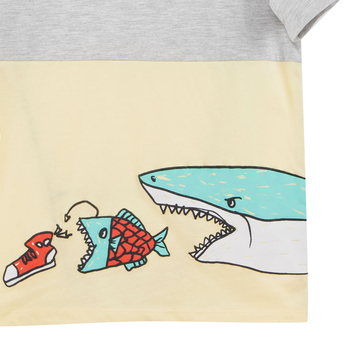 Polera Manga Corta de Algodón Niño Chess