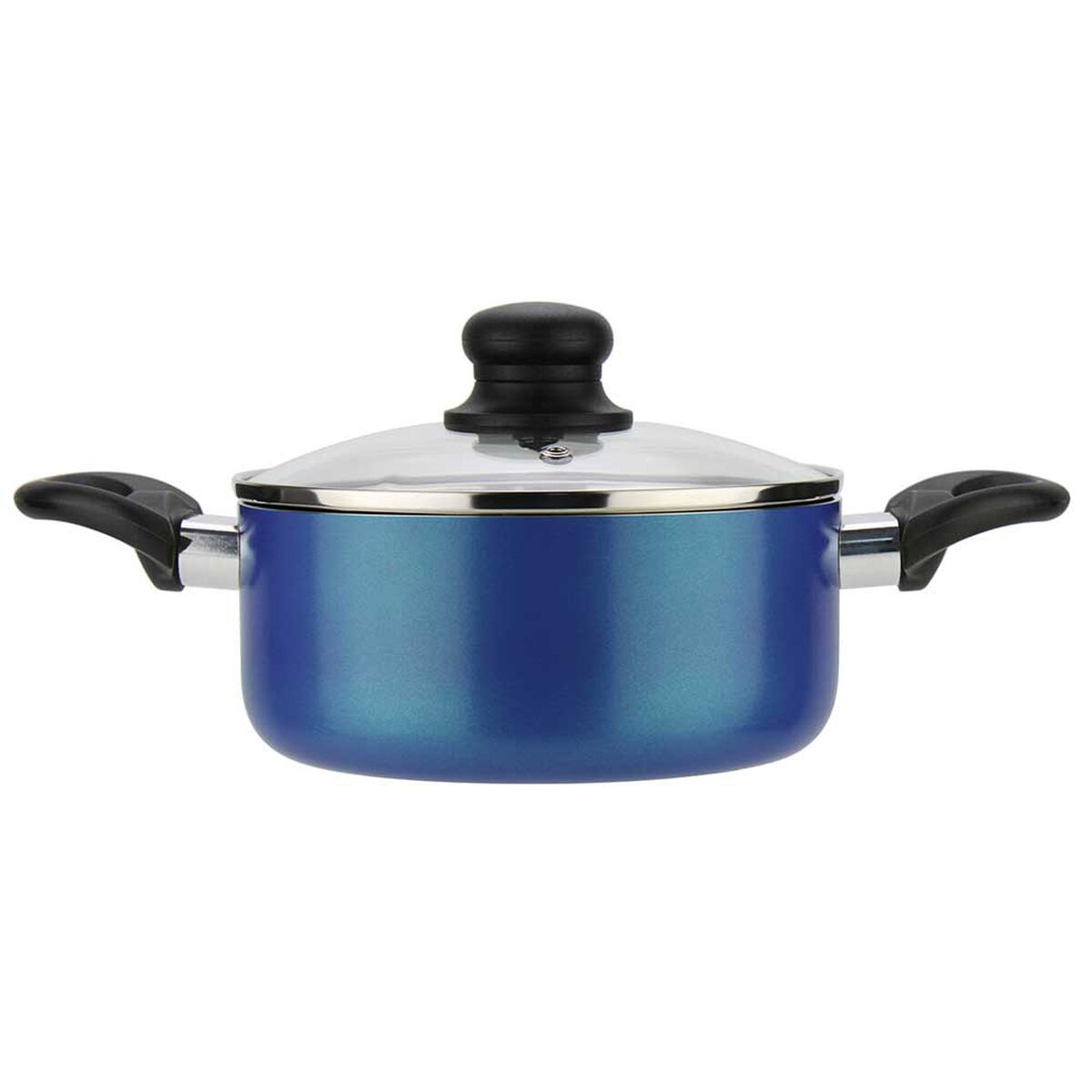 Batería de Cocina Aluminio Fantuzzi Gourmet  Azul 6 Piezas