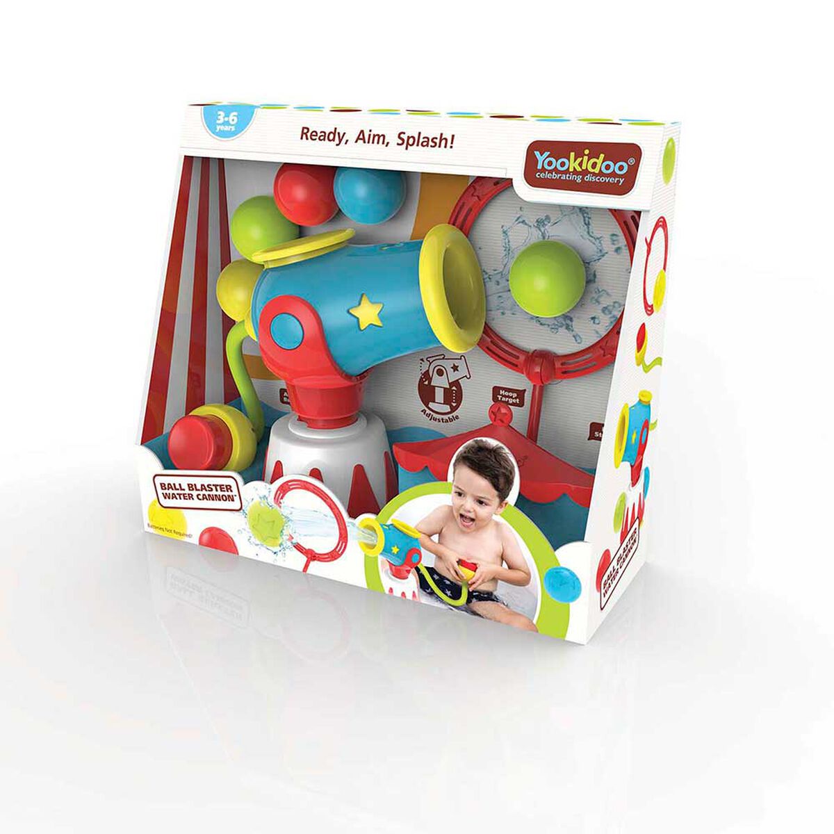 Juguete de Baño Bebe Grifo Lanzapelotas Yookidoo