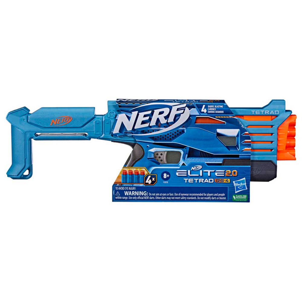 Lanzador Nerf Elite 2.0 Tetrad Qs 4