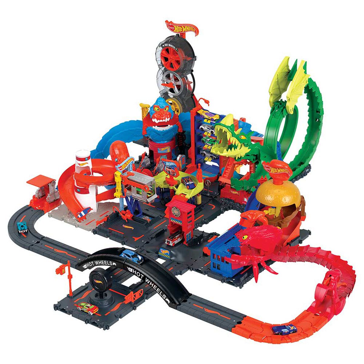 Pista de Autolavado de la ciudad Hot Wheels City