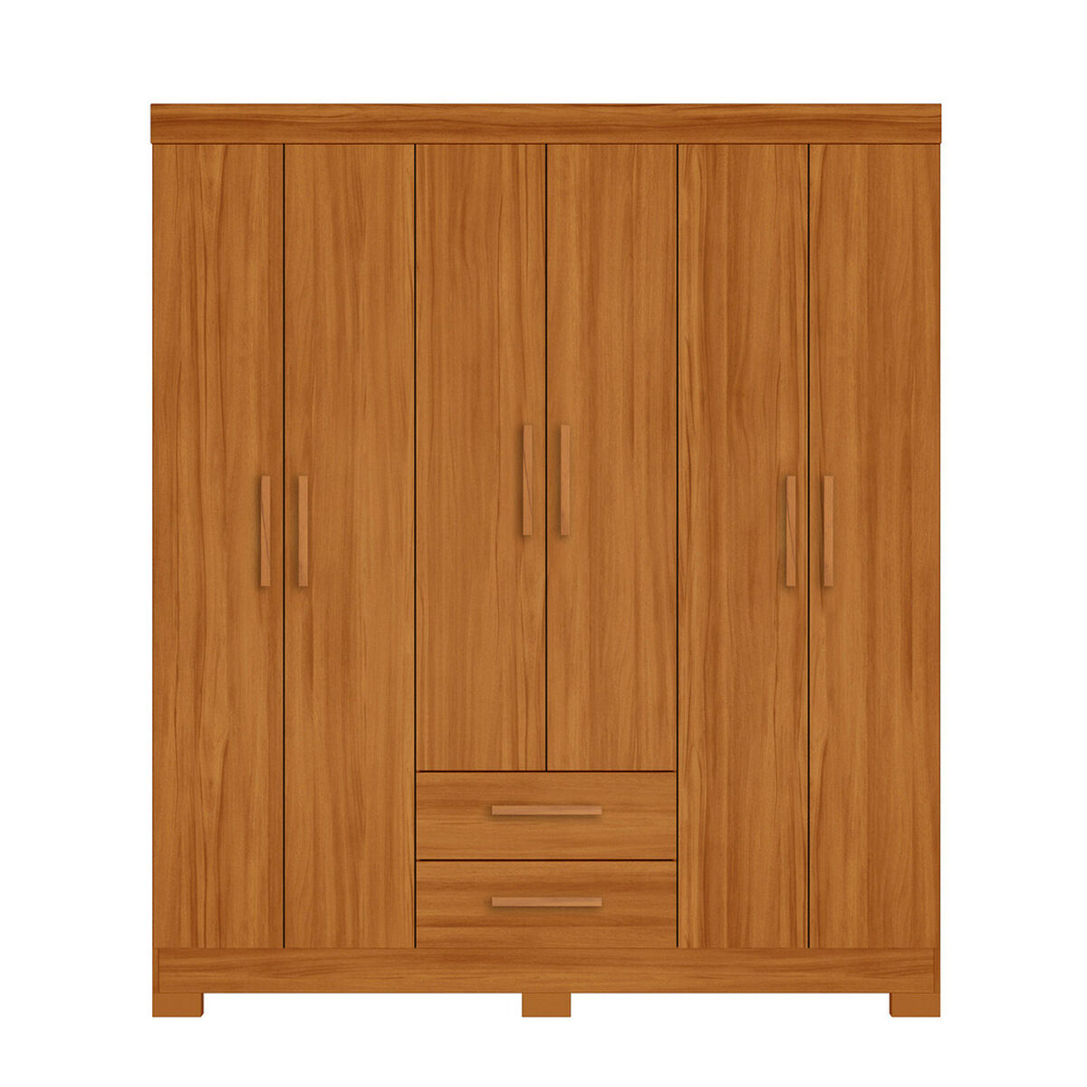 Closet Home Mobili Badara 6 Puertas 2 Cajones Caf&eacute;