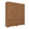 Clóset Onessta Colombo 6 Puertas 9 Cajones Jatoba