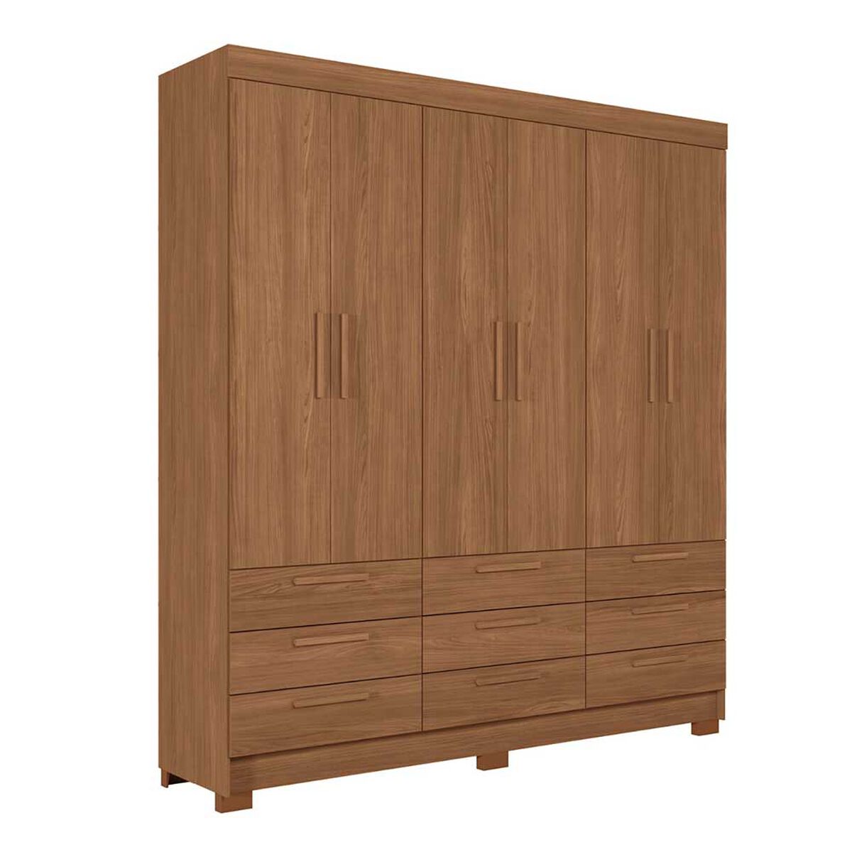 Clóset Onessta Colombo 6 Puertas 9 Cajones Jatoba