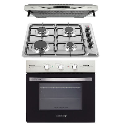 Kit de Cocina Sindelen Horno Empotrable HE-7200IN + Encimera CEG-4600IN + Campana CA-610EIN