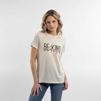 ICONO Polera Manga Corta Mujer Icono