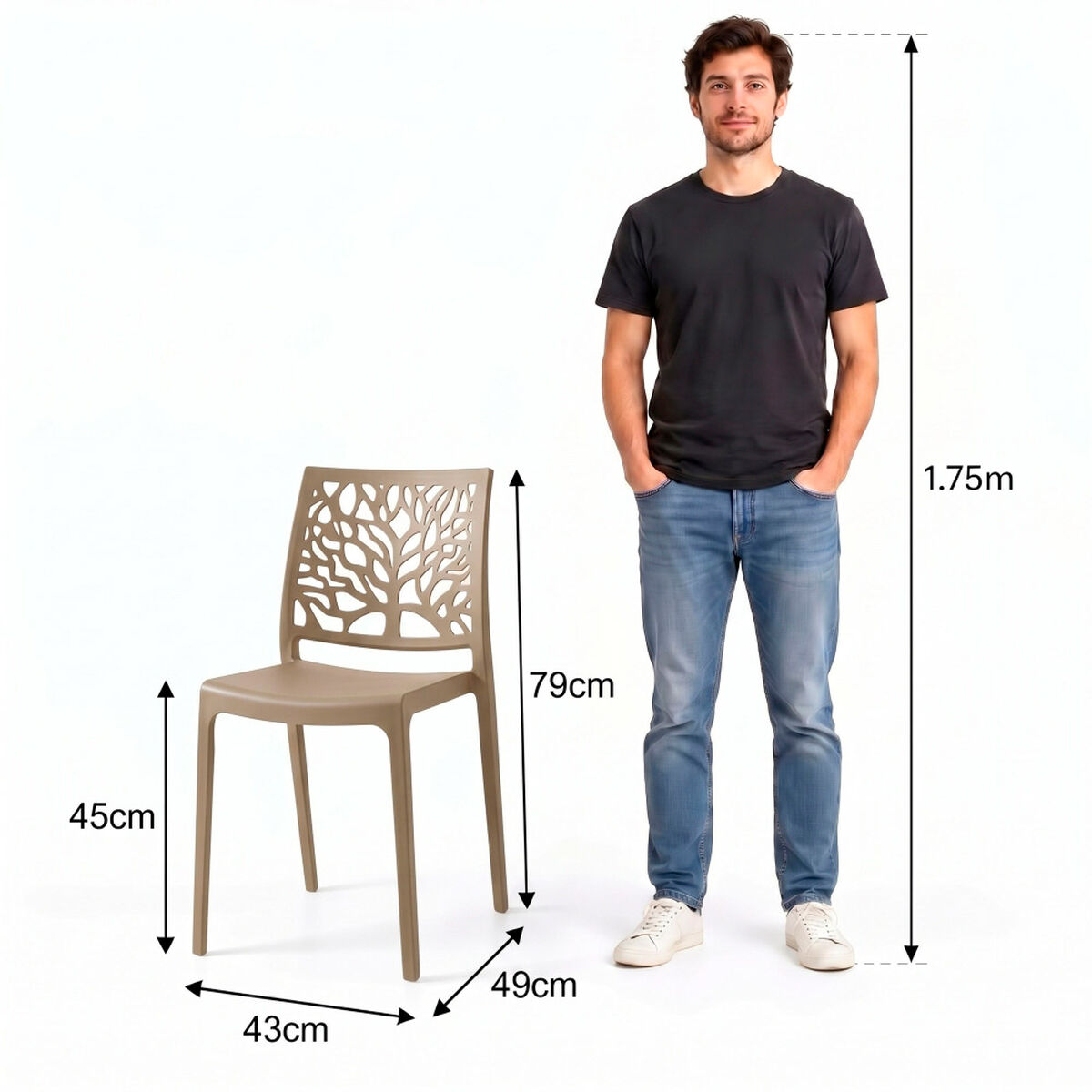 Silla Tuhome Harlem Taupe