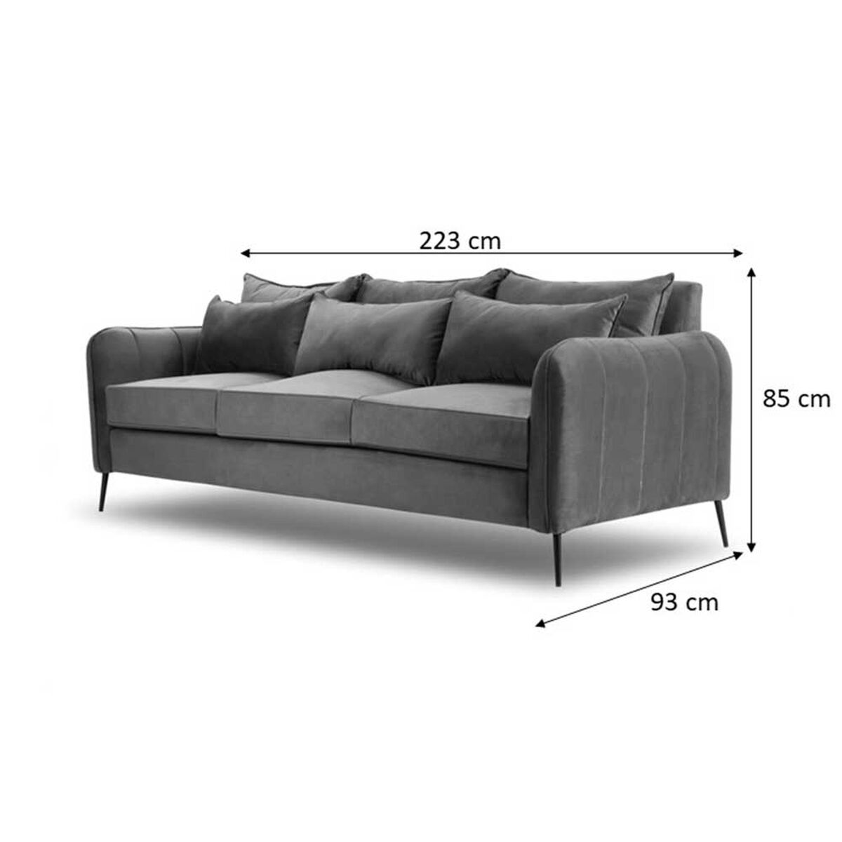 Juego de Living Innovamuebles Italia Felpa Sofá 3 Cuerpos + Sofá 2 Cuerpos Mostaza