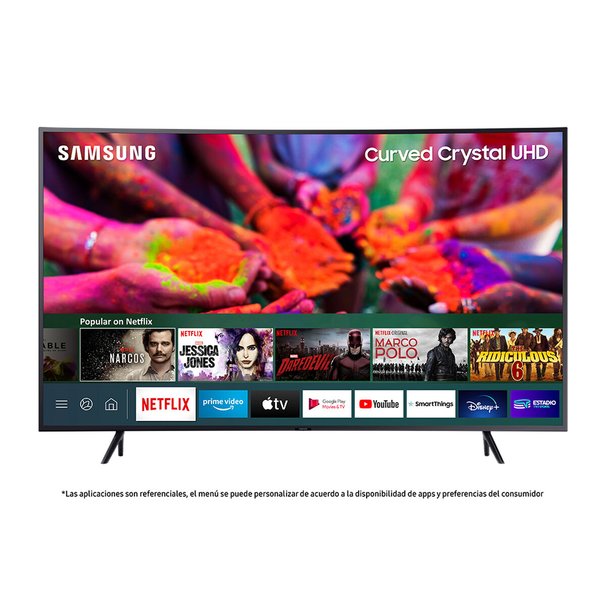 LED Curvo 55" Samsung TU8300 Smart TV Crystal UHD 4K