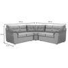 Sofá Seccional Muebles MPR Alerce 5 Negro
