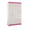 Closet Home Mobili Lucca 4 Puertas 2 Cajones Blanco