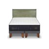 Cama Europea CIC Base Dividida King Grand Premium + Respaldo Miro Olivo