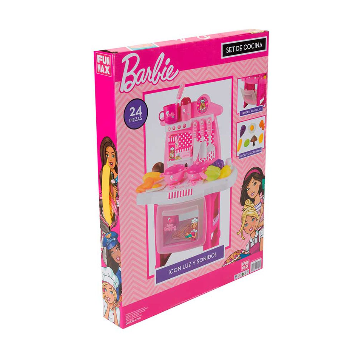 Set de Cocina con Luz y Sonido Barbie