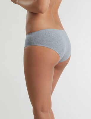 Imagen 2 del producto Pack 3 Pantaleta de Algodón sin Demarcación Flores NEGRO