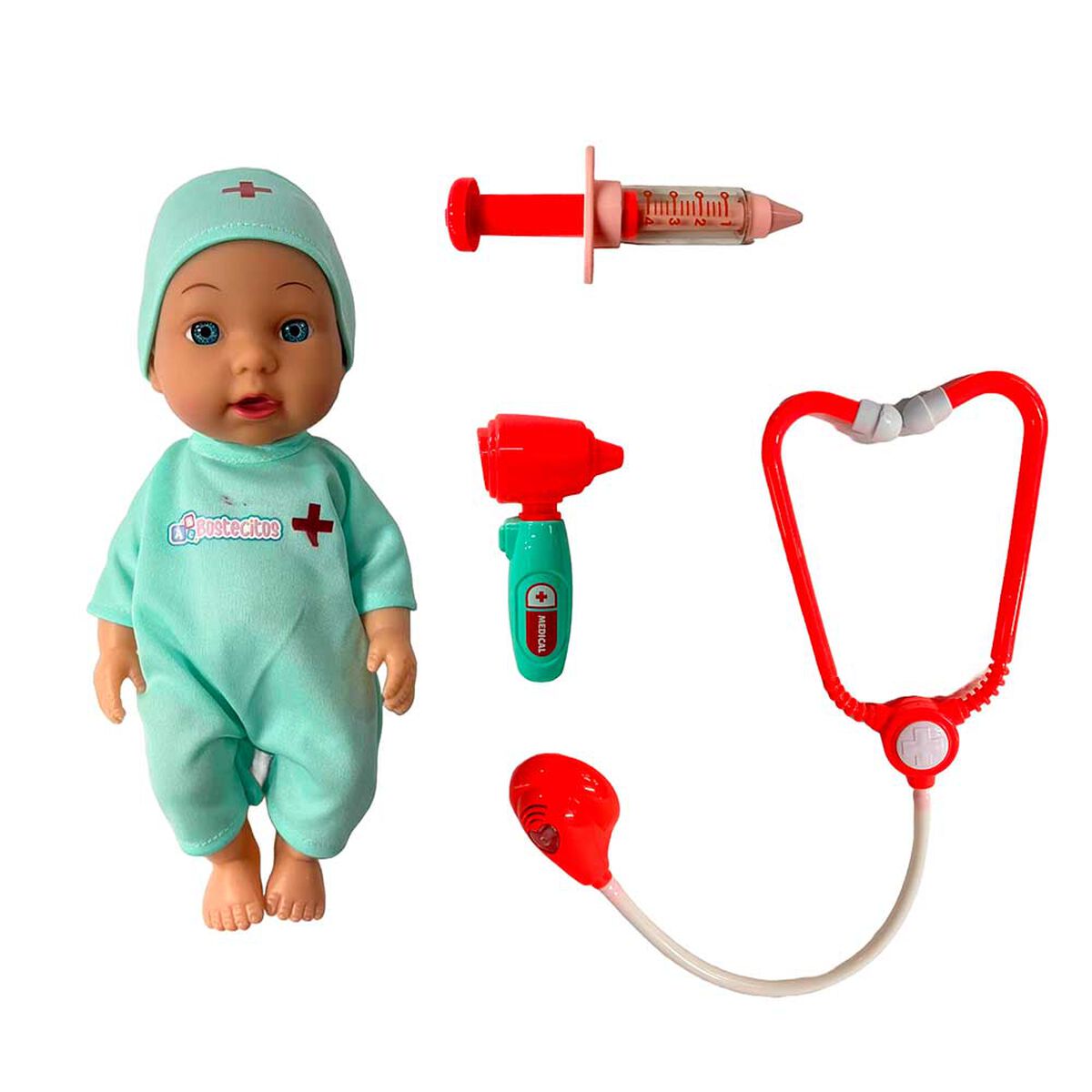 Muñeca Bostecitos Doctor con Accesorios