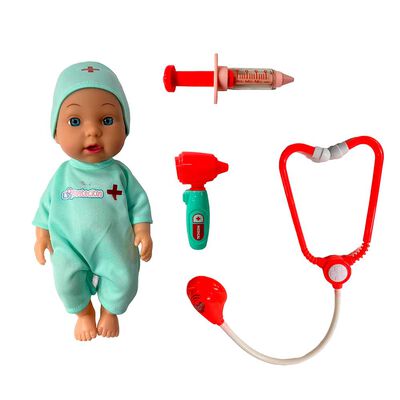 Muñeca Bostecitos Doctor con Accesorios