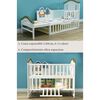 Cuna Colecho Madera con Mudador Mosquitero Lubabycas Azul