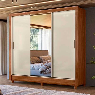 Imagen 1 del producto Closet Onessta Francia 3 Puertas 2 Cajones Jequitiba Off