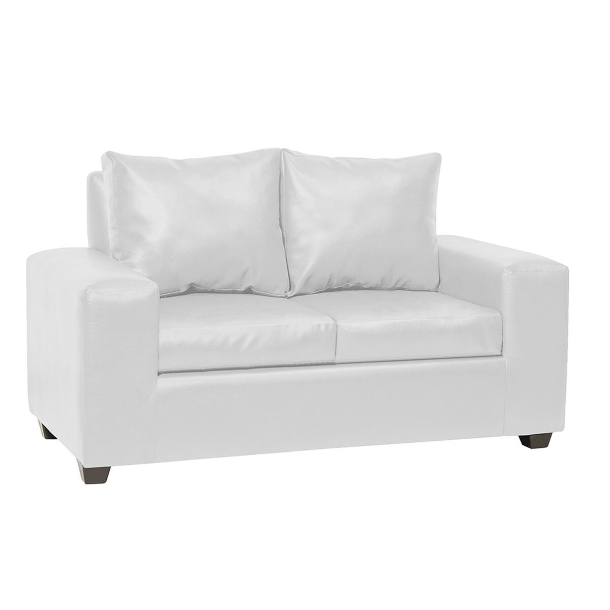 Juego de Living Innovamuebles Kahlo Sofá 3 Cuerpos + Sofá 2 Cuerpos Blanco