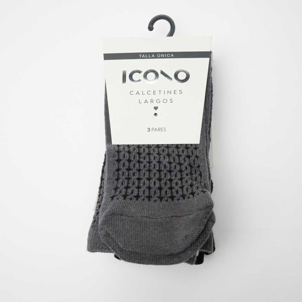 Pack 3 Calcetines Largo Mujer Icono